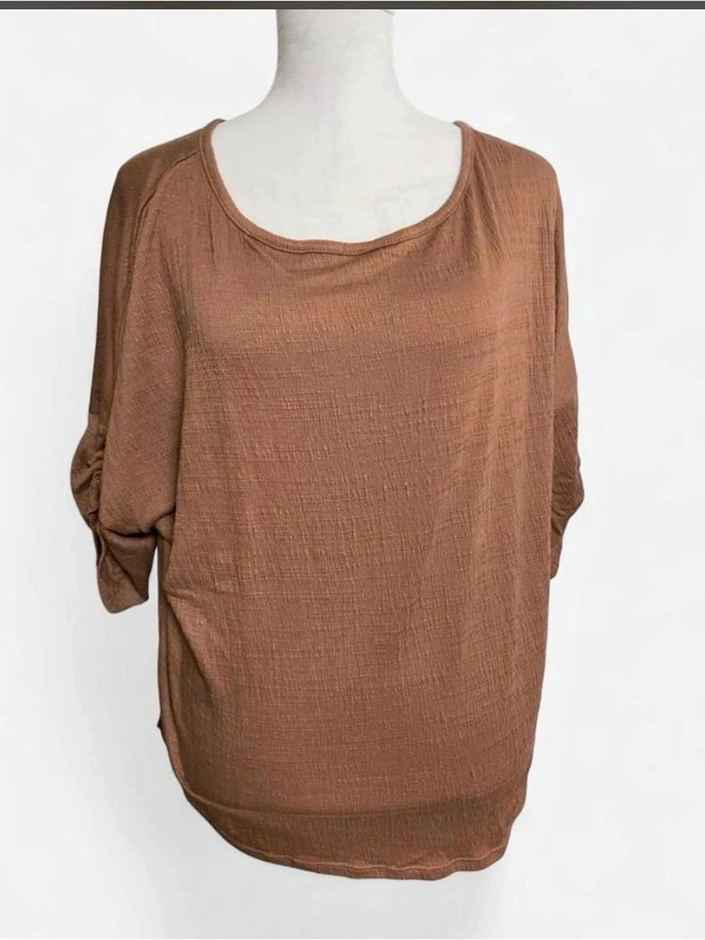 Max Studio Brown Tunic Size Medium Like New
